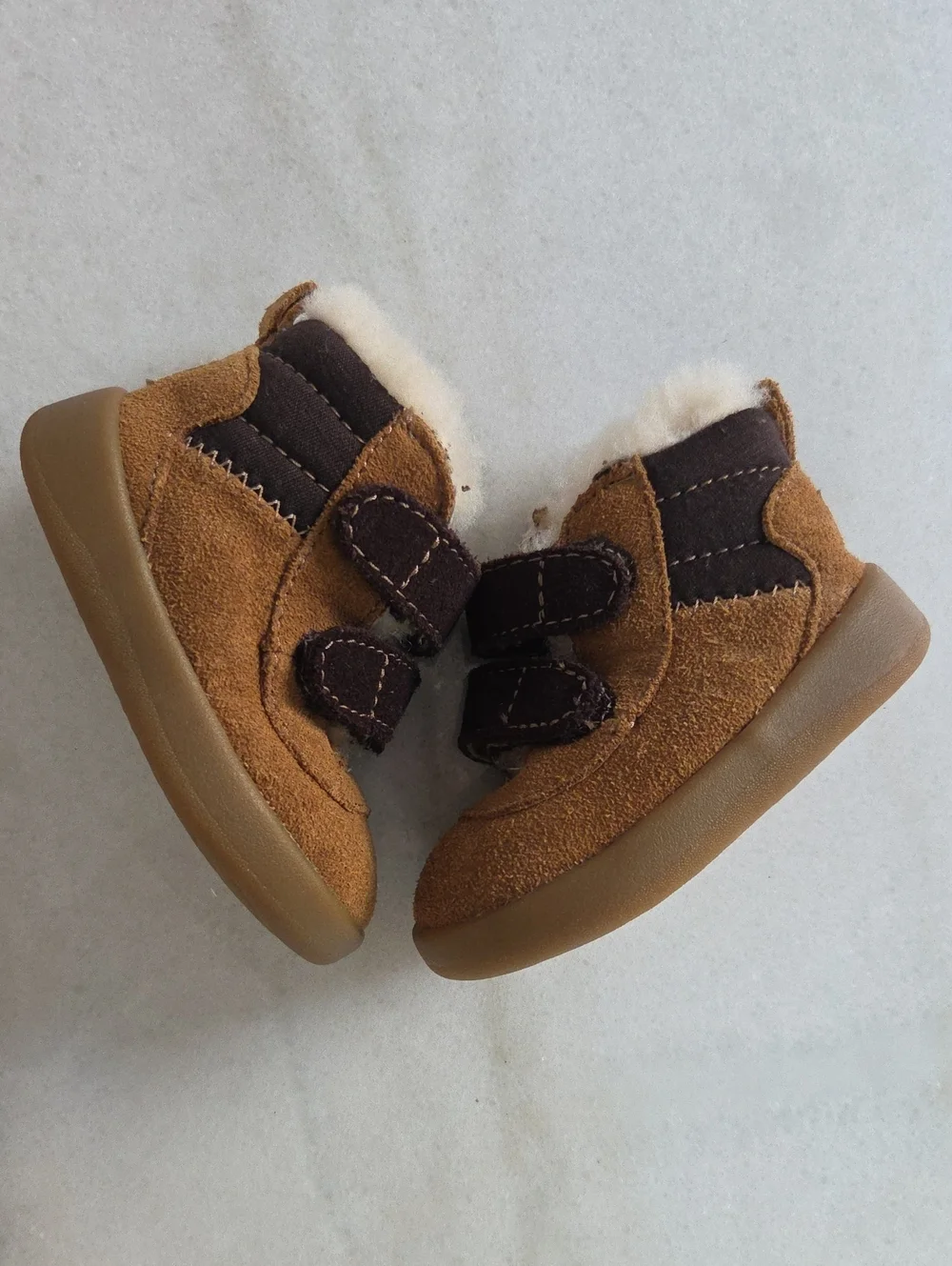 UGG Tan Suede Baby Walker Boots